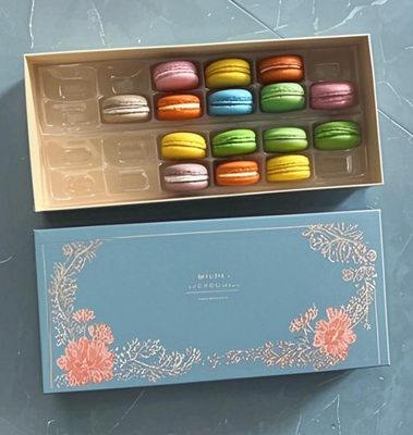 Macaron Bao bì vỏ trên và dưới trong suốt Hộp quà Vỏ trên và dưới Bao bì vỏ trên và dưới Sôcôla Vỏ trên và dưới Bao bì vỏ trên và dưới Macaron Thẻ nhựa
