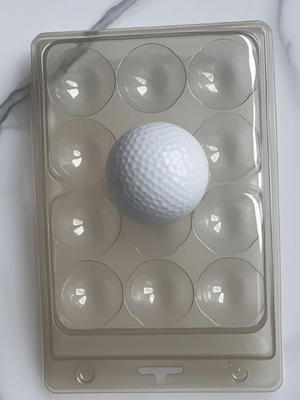 12 quả bóng golf bao bì trong suốt hộp nhựa bao bì bóng golf bao bì