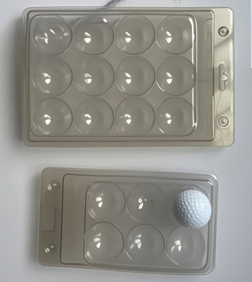 12 quả bóng golf bao bì trong suốt hộp nhựa bao bì bóng golf bao bì