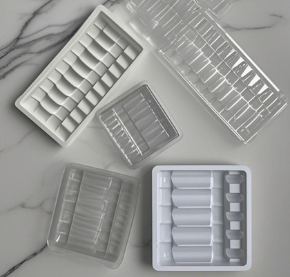 Hộp Blister Transparent PVC PET Hộp dùng một lần để uống