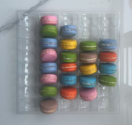 Hộp giấy đựng macaron, bao bì nhựa đựng macaron