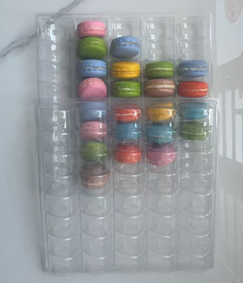 40 miếng nhựa Macaron bao bì Macaron phục vụ khay