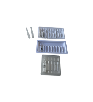Chống sốc Không độc hại 1ml ~ 10ml PET Ampoule Thẻ tiêm nước