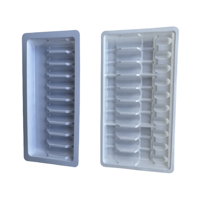 PET polyethylene Terephthalate Ampoule Tray tùy chỉnh 1ml 2ml 5ml 10ml Ampoule Tray với nhiều thông số kỹ thuật để lựa chọn