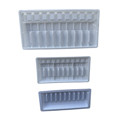 PET Polyethylene Terephthalate Ampoule Tray 1ml 2ml 5ml 10ml Ampoule Tray Nhiều thông số kỹ thuật tùy chỉnh