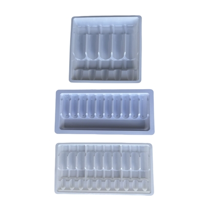 PET Polyethylene Terephthalate Ampoule Tray 1ml 2ml 5ml 10ml Ampoule Tray Nhiều thông số kỹ thuật tùy chỉnh