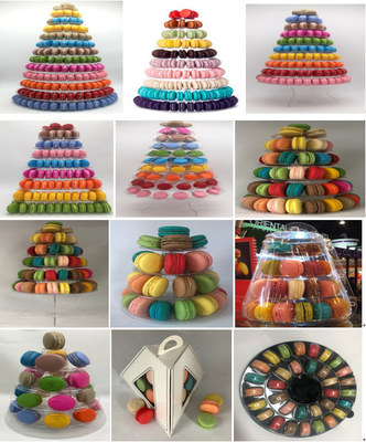 Thiết kế mới 10 Tier Macaron Tháp Thang thực phẩm dùng một lần