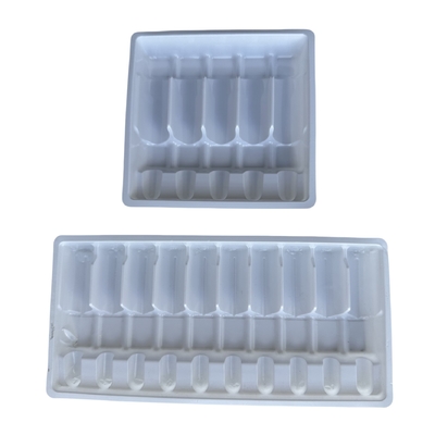 1ml 2ml 5ml 10ml PET Ampoule Tray nước tiêm Ampoule Packaging Tray tùy chỉnh