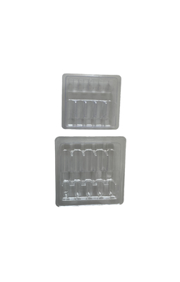 Blister Tray Packaging For Water Injection 1ml 2ml 5ml 10ml PET Ampoule Tray tùy chỉnh