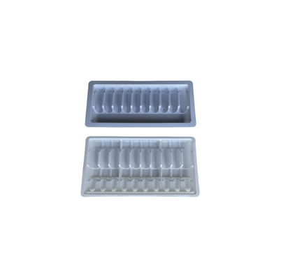 Bao bì Blister Tray tùy chỉnh cho nước tiêm 1ml 2ml 5ml 10ml PET Ampoule Tray
