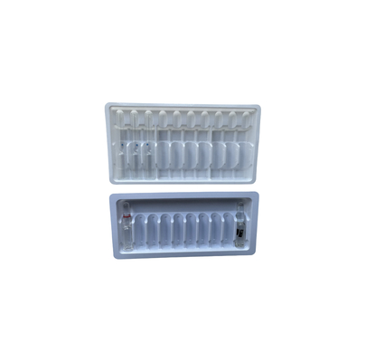 Blister Tray Packaging For Medicine Water Injection 1ml 2ml 5ml 10ml PET Ampoule Tray Tùy chỉnh