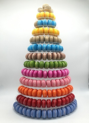 Thiết kế mới 10 Tier Macaron Tháp Thang thực phẩm dùng một lần