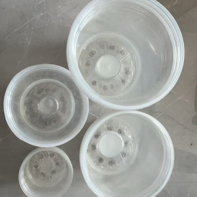 Chậu hoa lanh trong suốt với lớp phủ chống tia cực tím