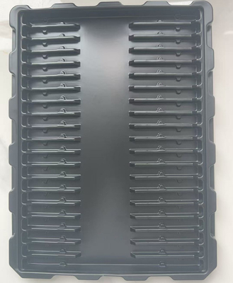 Anti-Static Black PS Blister Tray For Electronic Components Hardware Accessories Đen nhựa bên trong