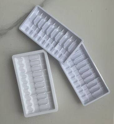 Custom 1ml Ampoule Packaging Tray - Cardboard Embossed - 14.3x7.3cm