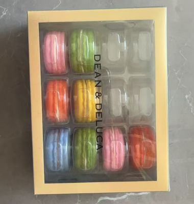 Thẻ nhựa Macaron minh bạch và thân thiện với môi trường có thể tùy chỉnh cho bao bì thực phẩm