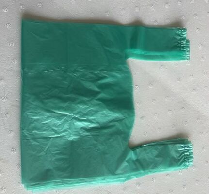 Túi mua sắm HDPE in logo theo yêu cầu, chống va đập cao và tái chế được cho siêu thị