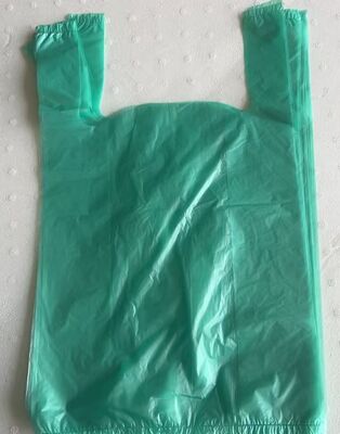 Túi mua sắm HDPE tái chế tùy chỉnh với khả năng chống va chạm cao cho siêu thị