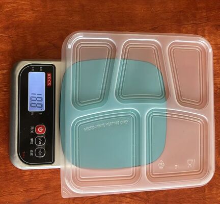 Hộp thức ăn nhanh, hộp thức ăn nhanh dùng một lần 5 lưới, hộp thức ăn nhanh PP 5 lưới, hộp đóng gói thức ăn nhanh 5 lưới