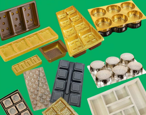 Hộp PET có thể tùy chỉnh và tái chế với niêm phong nhiệt cho bao bì sô cô la và macaron
