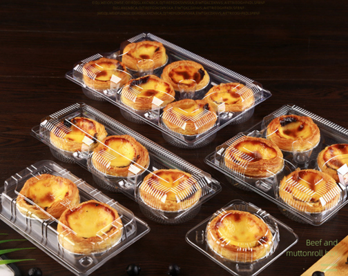 Hộp bao bì Macaron trong suốt thân thiện với môi trường có in tùy chỉnh để trưng bày quà tặng và thực phẩm