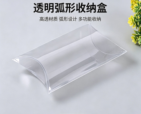 Hộp đóng gói PVC trong suốt, hộp nhựa PET, hộp hình chữ nhật phẳng mỏng có kích thước lớn, hộp nhỏ hình vuông.