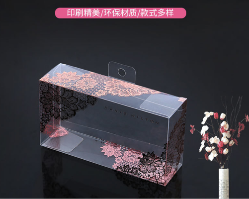 Hộp bao bì PVC trong suốt tùy chỉnh màu, hộp quà tặng mờ bằng nhựa PP, hộp gấp PET, tùy chỉnh lô nhỏ