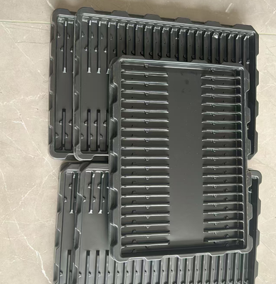 Customized Black Eco-friendly Anti-static Blister Tray for Electronic Components