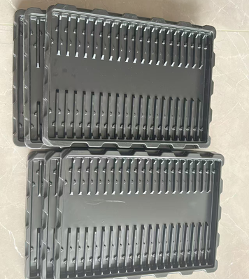 Customized Black Eco-friendly Anti-static Blister Tray for Electronic Components