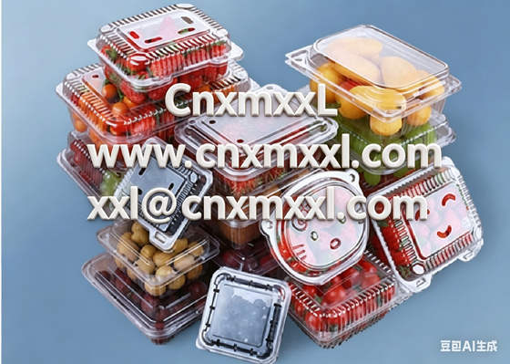 Customized Design Recyclable PET Heat Sealing Fruit Packaging Box and Tomato Plastic Blister Packaging