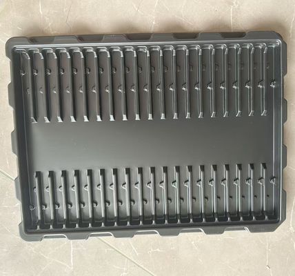 Đồ bán buôn Đen PS 100-grid 49 * 16 * 7 Thẻ Blister chống tĩnh cho bao bì PCB